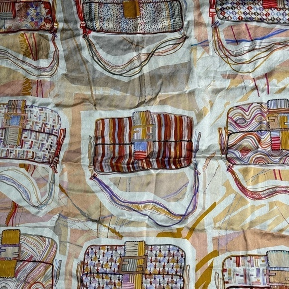 Fendi 100% Silk Multicolor Scarf - Made in Italy - Picture 3 of 8
